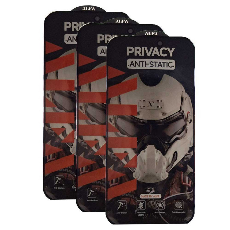 گلس آلفا مدل Privacy IPHONE 16 Pro